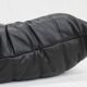 Vintage Togo Ligne Roset 3 seater sofa black leather by Michel Ducaroy 1990s