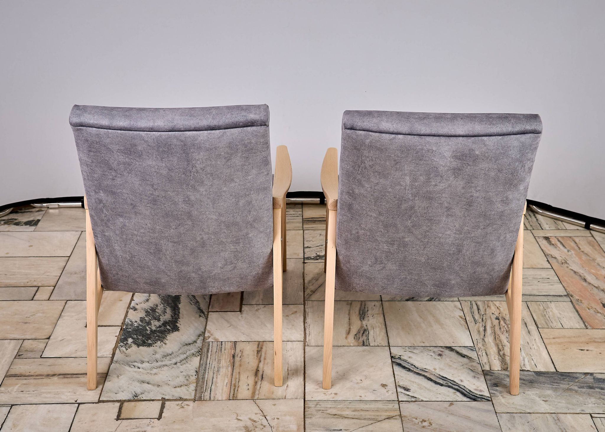 Paire de fauteuils conçus par J. Jiroutek, TON Tchécoslovaquie, années 1960, Vintage
