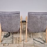 Paire de fauteuils conçus par J. Jiroutek, TON Tchécoslovaquie, années 1960, Vintage