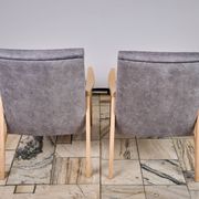 Paire de fauteuils conçus par J. Jiroutek, TON Tchécoslovaquie, années 1960, Vintage