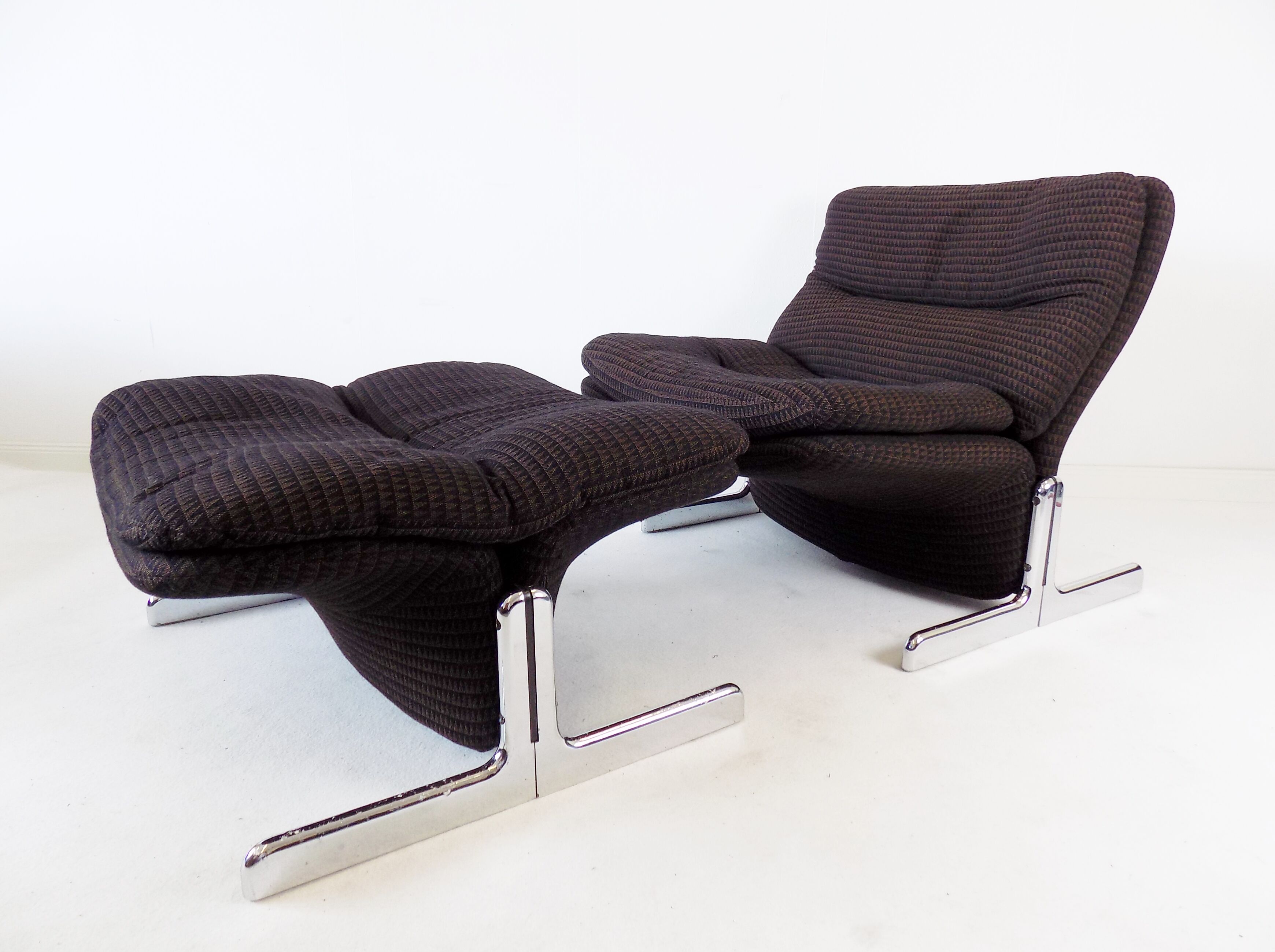 Chauffeuse Brunati Sandwich avec repose-pied par Ammanati & Vitelli