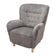Fauteuil gris, design scandinave, production : Danemark