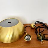 Breathtaking Brass Pendant Lamp with Counterweight by Florian Schulz