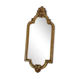 Louis XV mirror Gilded wood 42x18cm