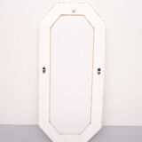 Large Rattan Mirror, Holland, 1970s 53x116cm