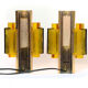 Pair of wall sconces by Claus Bolby for CEBO industries. Denmark 1960s