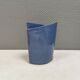 Handmade earthenware vase, with a beautiful light blue glaze. Denmark 1980s
