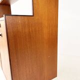 Teak bookcase/desk