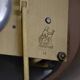 Vintage Gilded Carved Wood Rococo Style Floral Perivale Wall Clock 1960s
