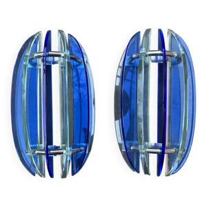 Deux appliques Veca fontana