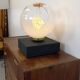 Vintage Mazzega table lamp made of Murano glass from the 1970s.