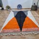 Handmade wool Berber rug 250x150 cm
