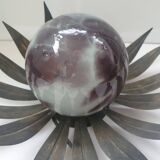 Vintage flower pattern table lamp