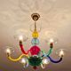 Murano glass chandelier after Gio Ponti, 1970s