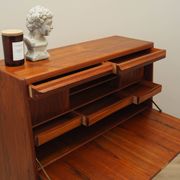 Teak secretary, Danish design, 1960s, designer: Erling Torvits, manufacture