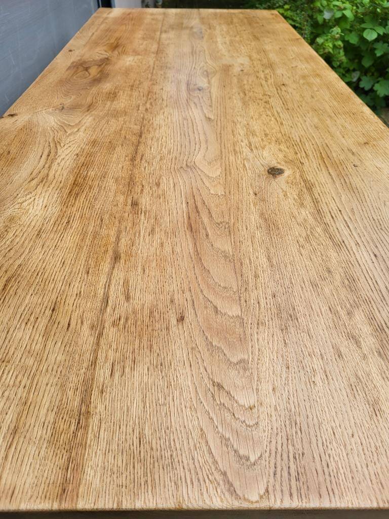 Table de ferme Chêne massif 200x79