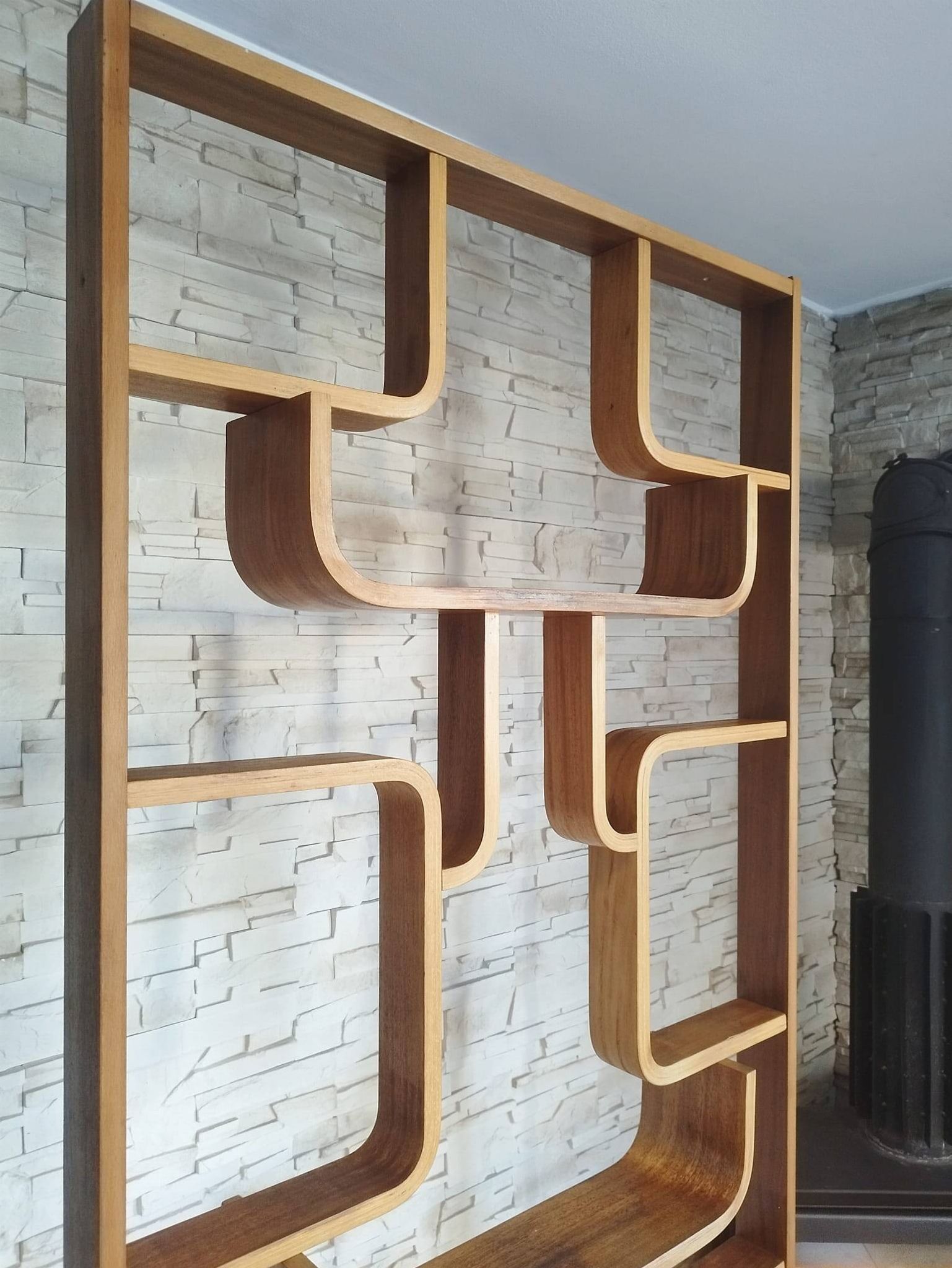 Wall Divider by Ludvik Volak from Drevopodnik Holesov
