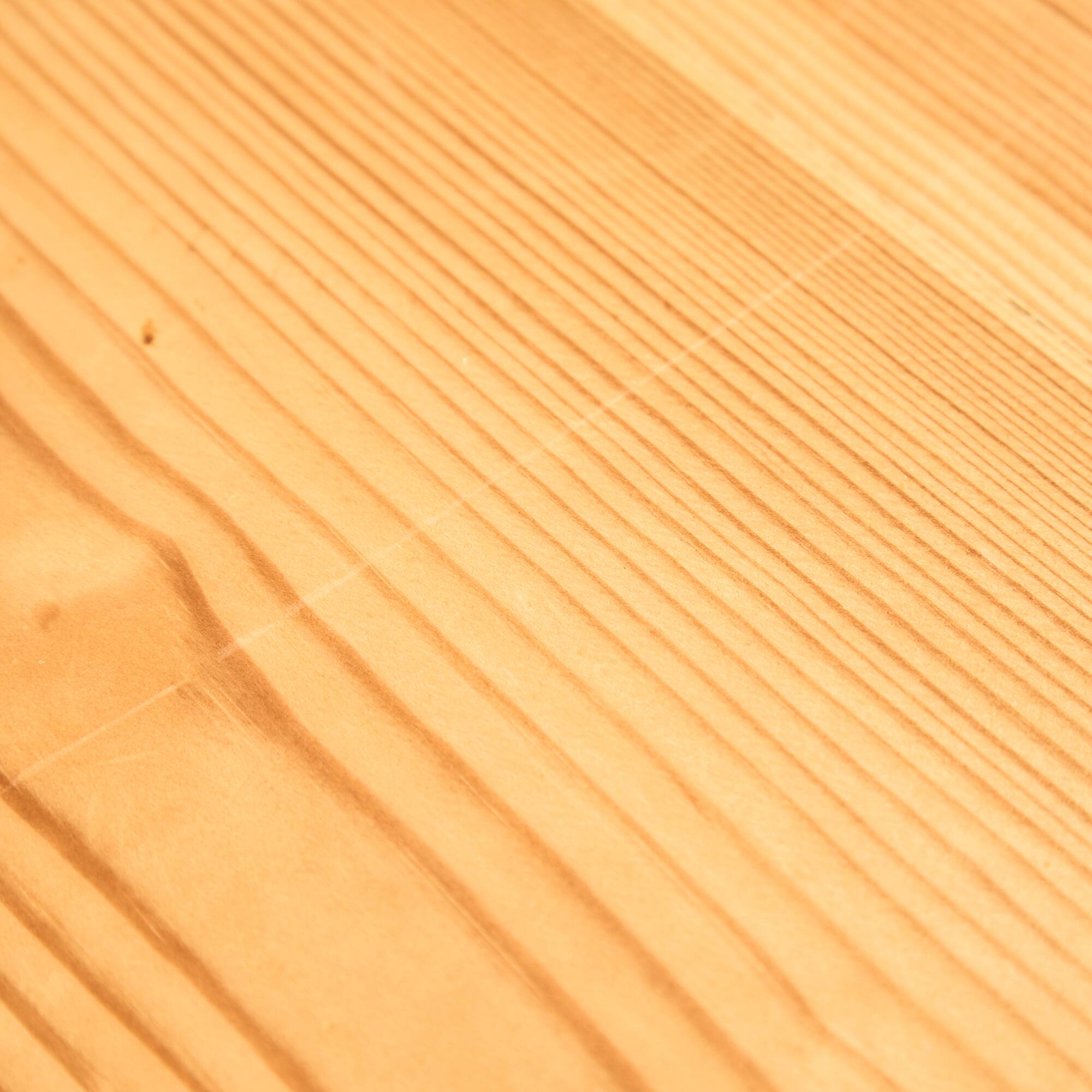 Long Canadian Pine Table with Black Legs