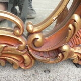 Gilded rococo mirror