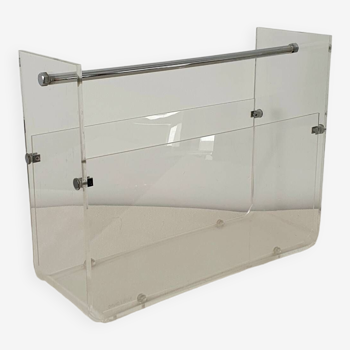 Plexiglass magazine holder David Lange