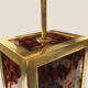 Light gold brass and tortoiseshell decoration way