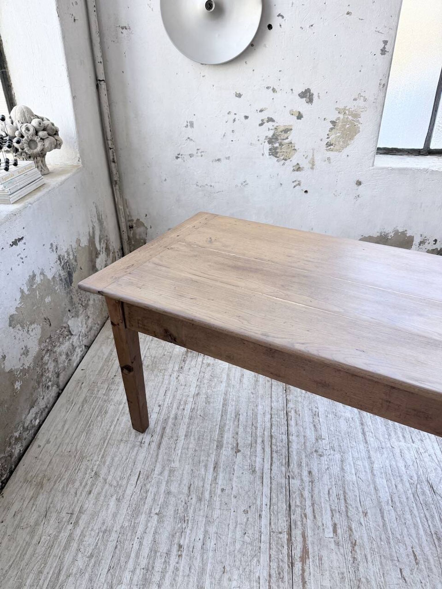 XL oak farmhouse table 1950 235cm