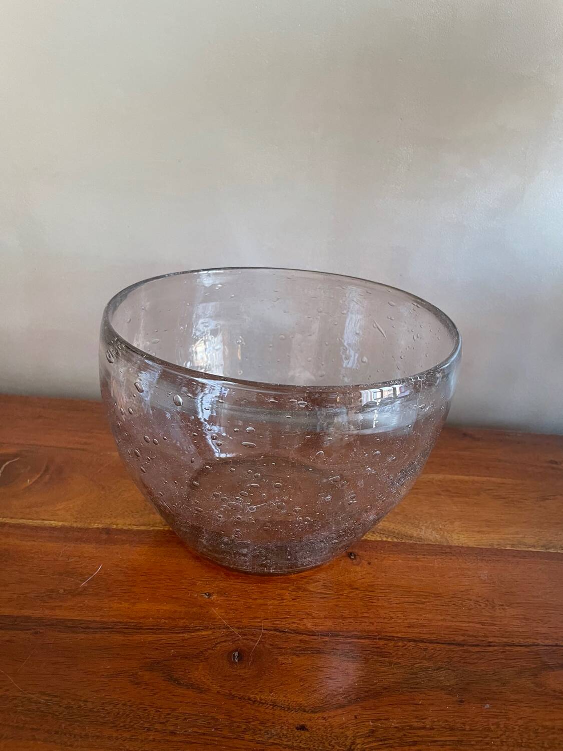 Coupe, saladier  en verre de Biot