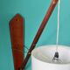 Teak wall light with articulated arm. Denmark 1960