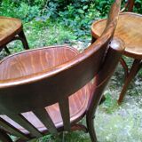 Series of five bistro chairs