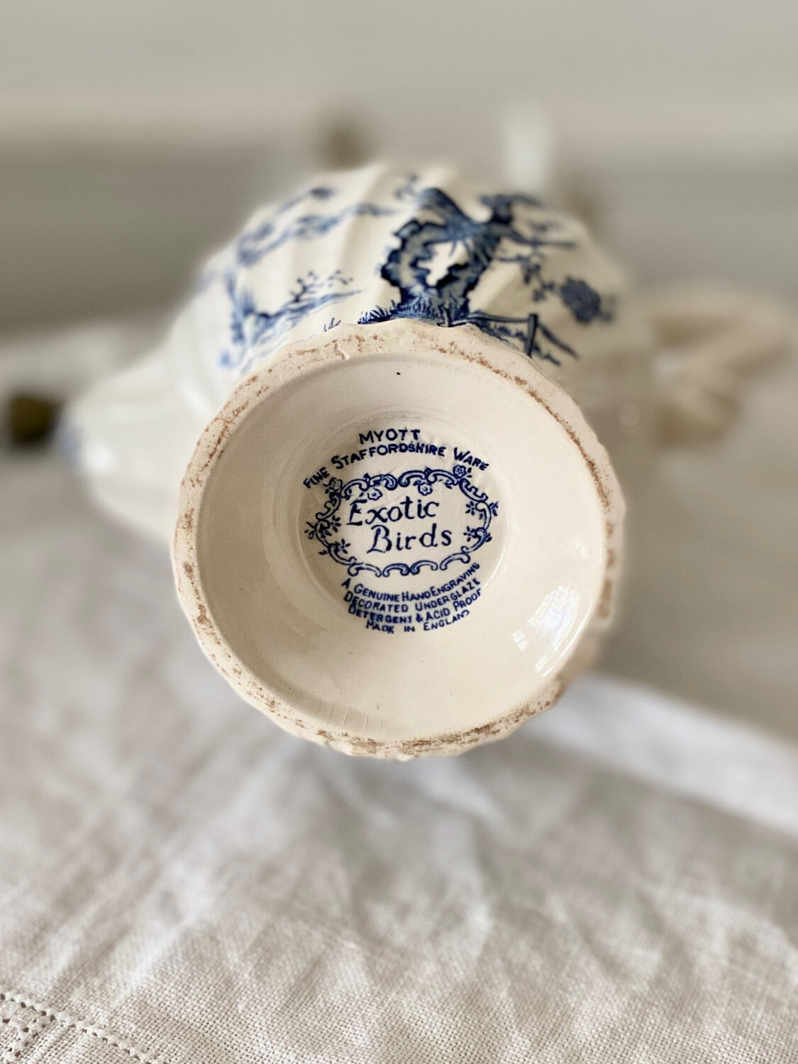 Myott Staffordshire English Porcelain Teapot