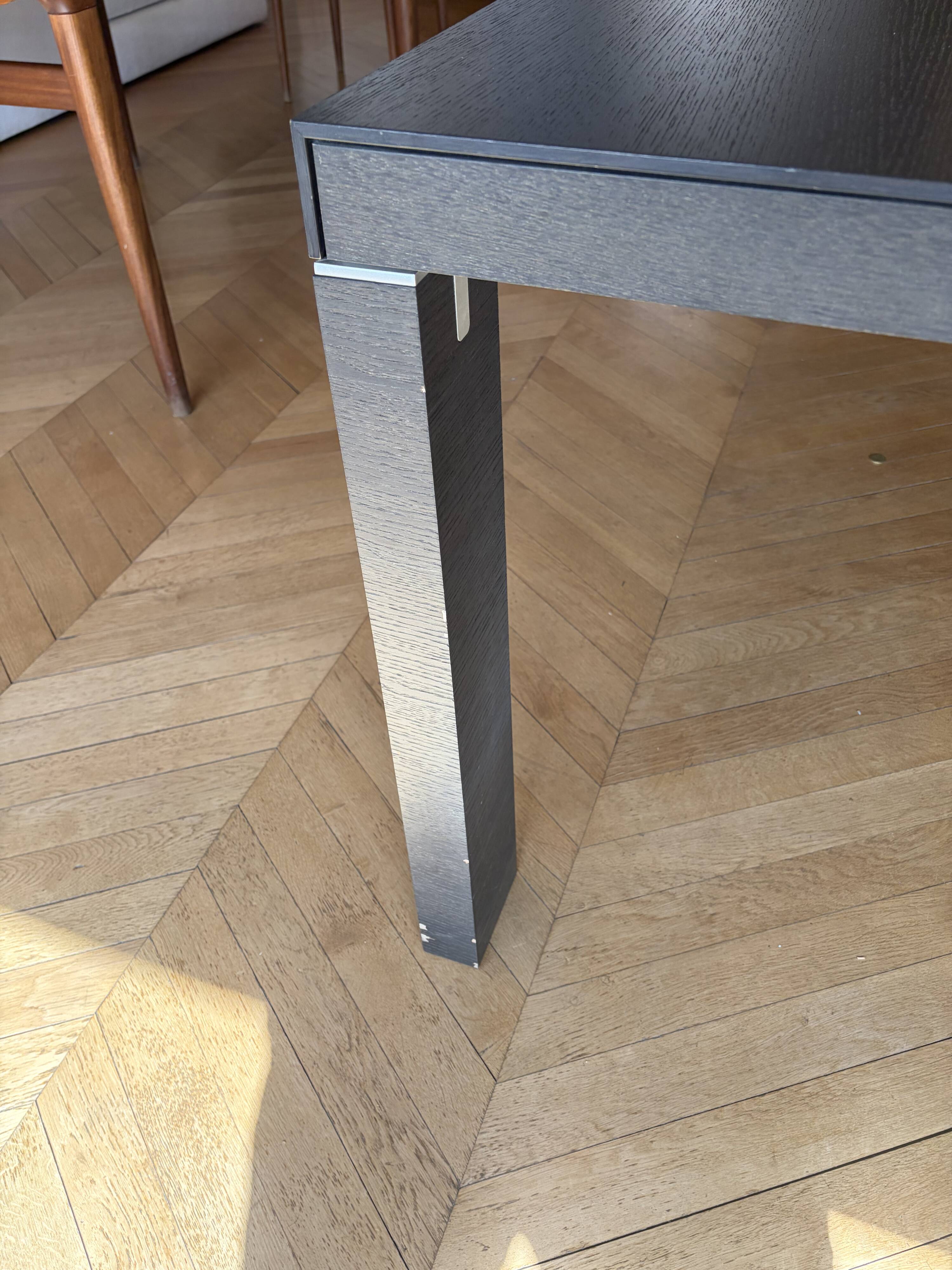 Dark Wenge Dining Table 170(+50+60) x 100 x 75