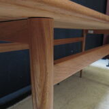 Vintage wooden coffee table, mid century, Czech, Nabytec