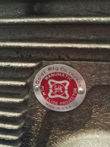 Old slide projector origin usa golde manumatic 1950