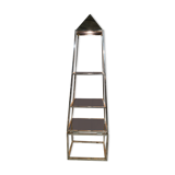 70s pyramid lighting shelf