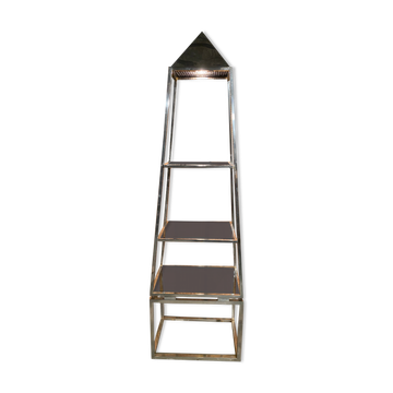 70s pyramid lighting shelf