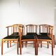Ensemble de 6 chaises en teck, style Mid-Century, Danemark, années 1970.