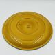 Vintage speckled yellow Palma plate Boch La Louvière
