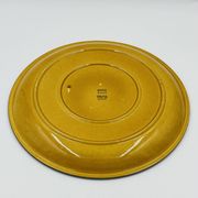 Vintage speckled yellow Palma plate Boch La Louvière