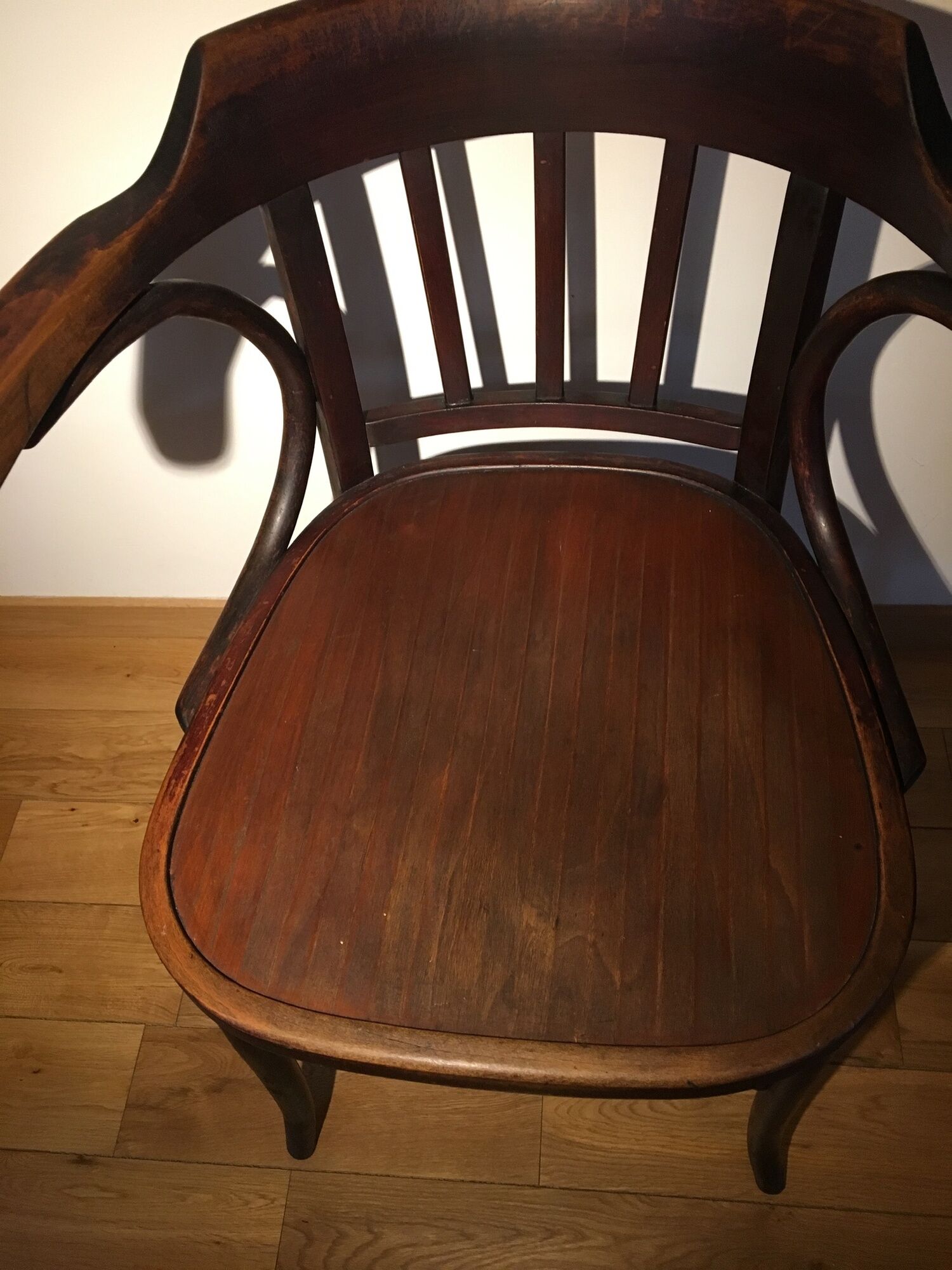 Armchair of workshop stamped Walter Baumann n * 22 - 1930