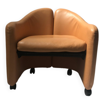 Eugenio Gerli PS142 leather armchair