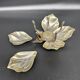 metal flower with removable petals 1970s