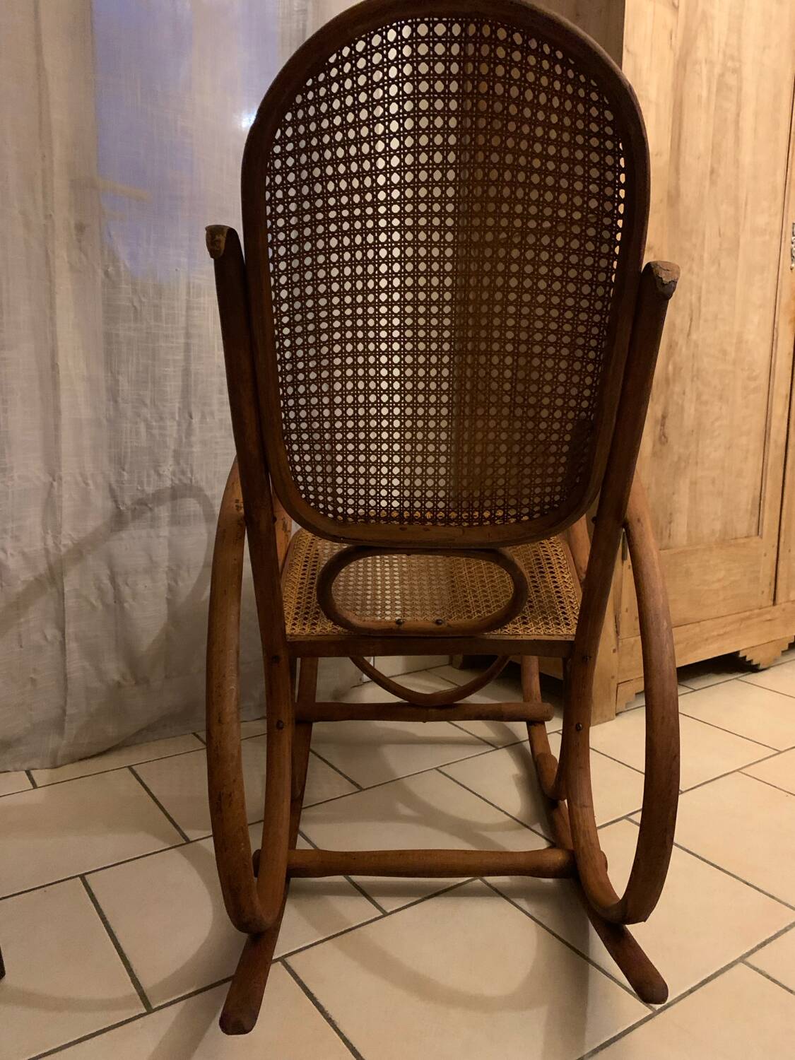 Thonet style rocking chair