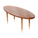 Table vintage, wood table, coffee table, coffee table, table oval, table feet compass, interior decorating, home décor, 60's