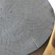 Black burnt teak stool