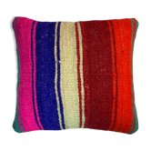 Vintage turkish kilim cushion cover 40 x 40 cm