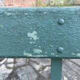 Antique folding garden bench