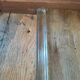 Porte crayons en verre moulé Macbeth B7 ancien vintage
