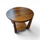 Table d'appoint en chêne Art Déco des années 1930