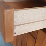 Elm sideboard Maison Regain, 80's