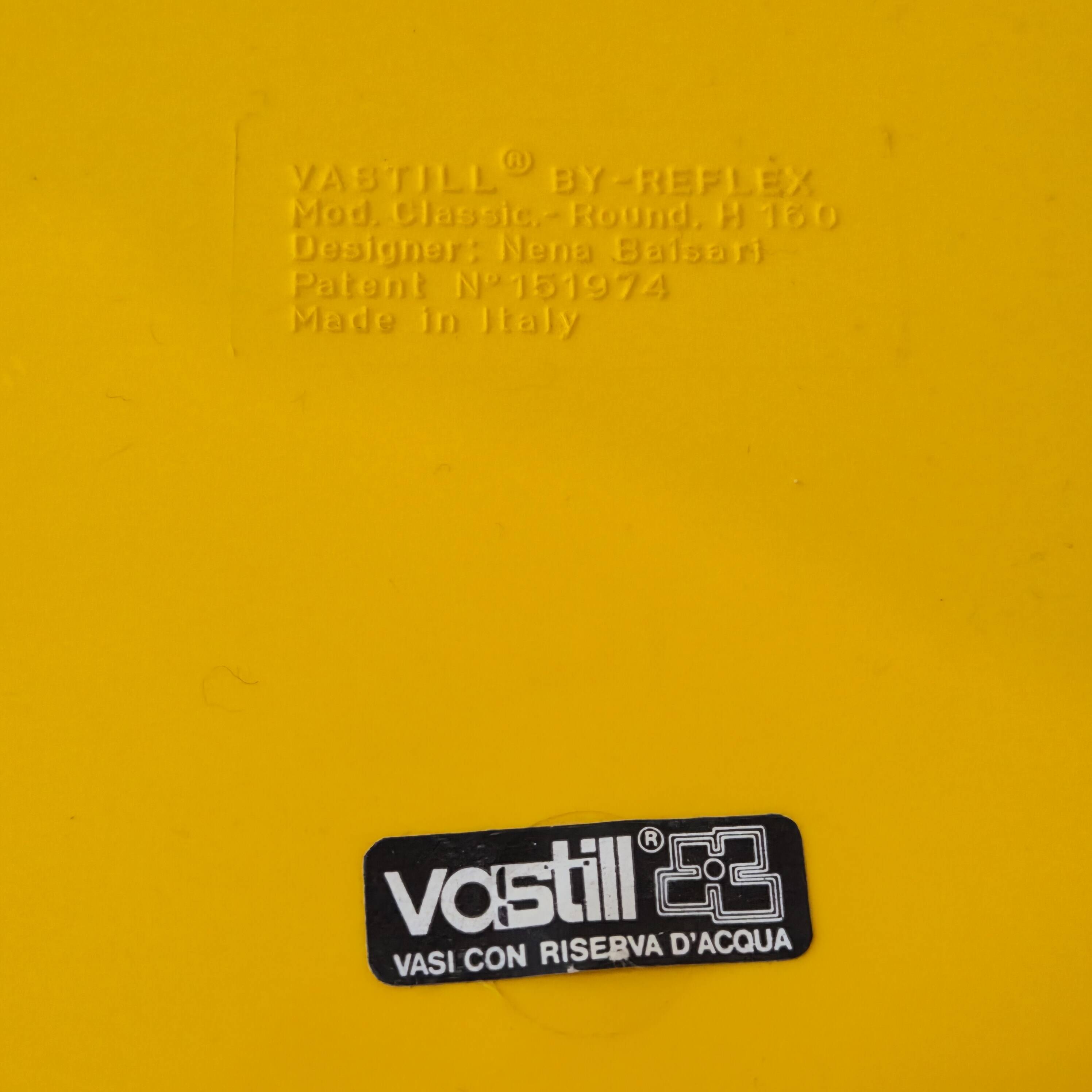 Pair of Round planters by Nena Balsari for Vastill 1970